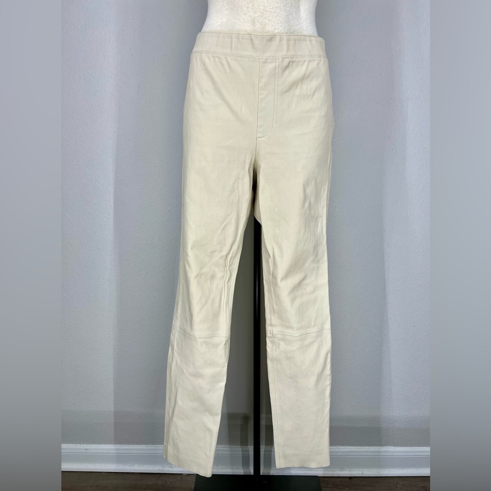 Helmut Lang Women's Stretch Leather Pants Size 10